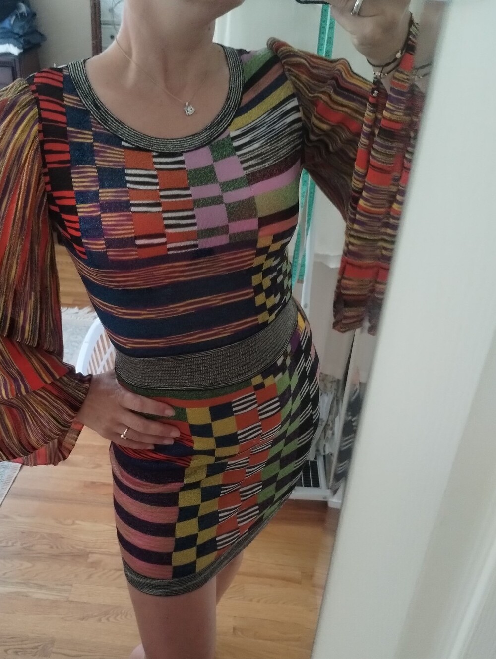 Missoni Aboto Multicolor Knit Mini Dress 38 - Picture 5 of 11